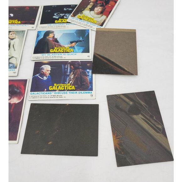 1978 Topps Battlestar Galactica Trading Cards Lot of 14 Vintage - Picture 4 of 12